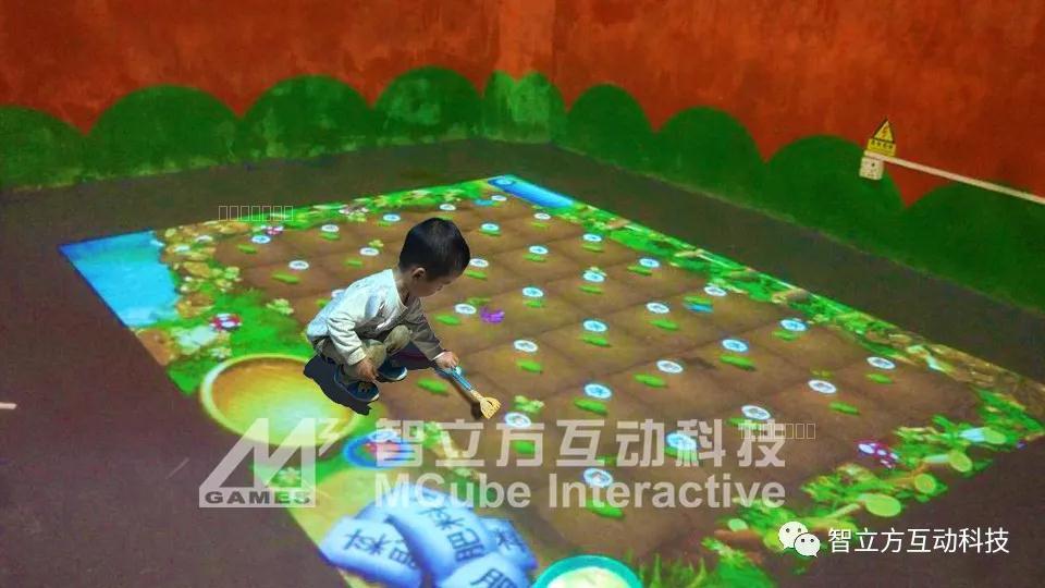 室内儿童乐园，体感互动游戏玩到停不下！互动投影技术