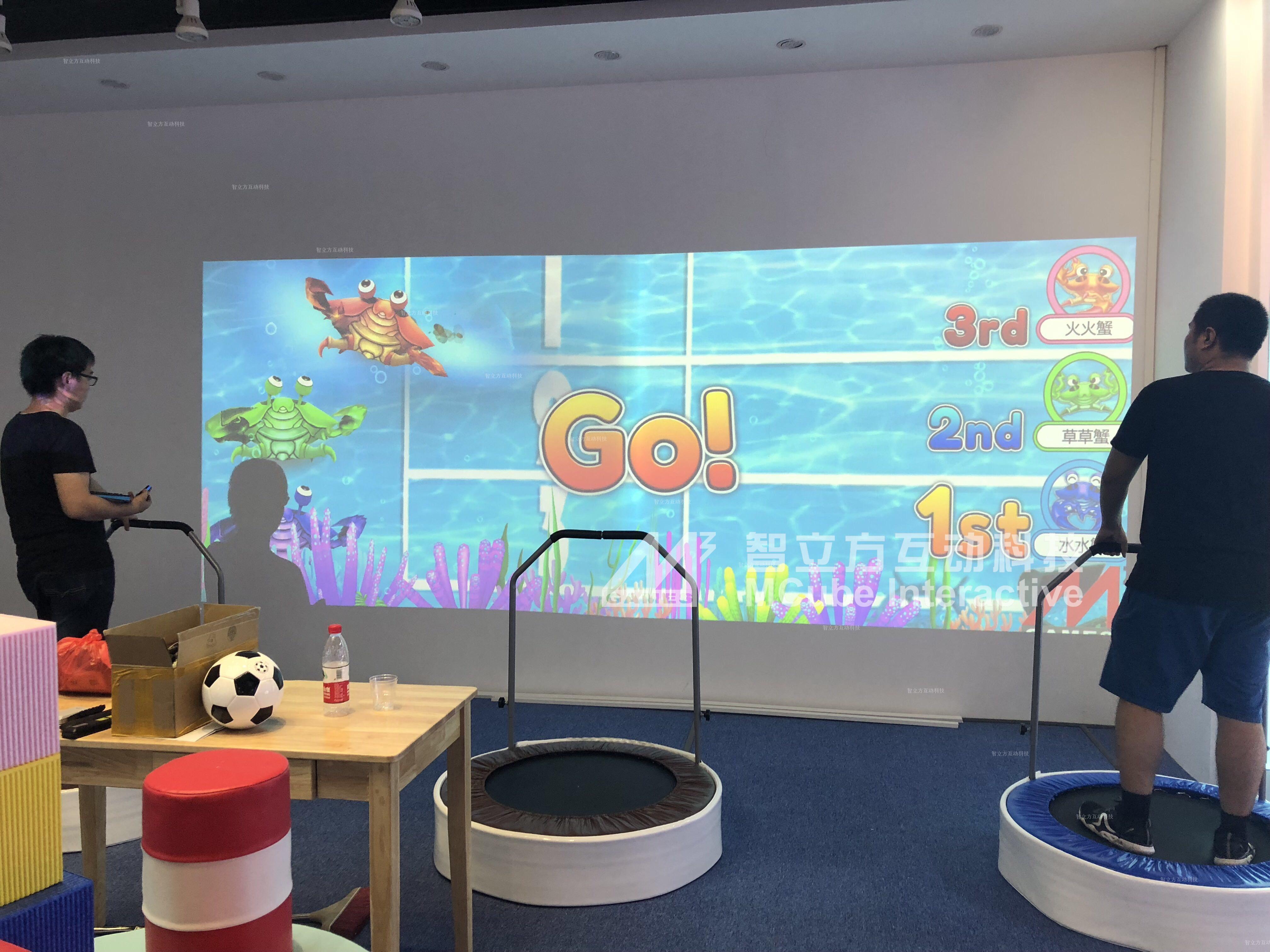 商场儿童乐园亲子餐厅儿童娱乐区引流区打造-智立方体感互动运动游戏